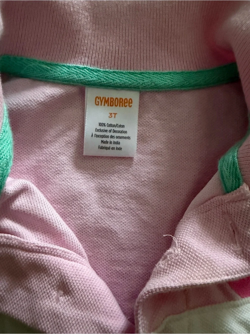 Boys Gymboree Pink Flamingo polo shirt summer tropical 3T